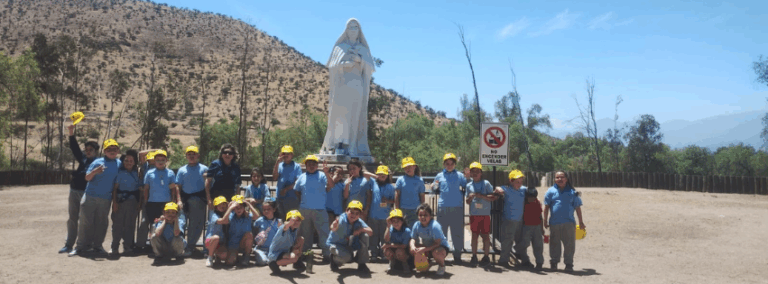 Niños y niñas de Infancia Misionera peregrinaron al Santuario de Auco