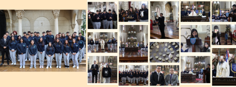 Entrega de Insignias a estudiantes de IV Medio